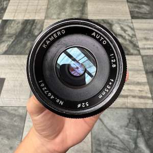 Pentax M42 Screw Mount: Kamero Auto 35mm f/2.8 Lens