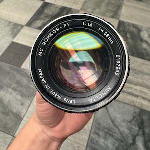 Minolta MC Rokkor-PF 58mm f/1.4 Lens