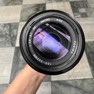 Minolta A Mount: Cosina 100-300mm f/5.6-6.7 Macro Lens