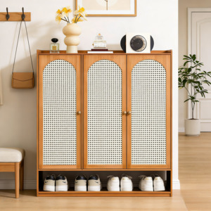 Arcus Three Doors Shoes Cabinet