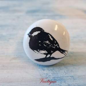 Small Bird Cupboard / Drawer Knob Pull 38mm dia