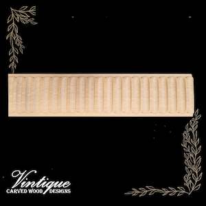 Vestry Fluted pattern Wood border trim moulding 50mm wide