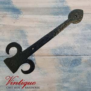 Cast Iron Faux Hinge Spearhed 380mm long x 150mm wide
