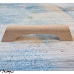 Unfinished Beach cupboard wooden handle 120mm long
