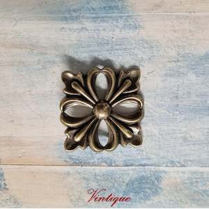 Large square Bronze metal decorative for cabinet furniture 50mm x 50mm