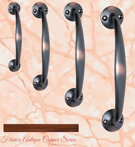 Vintage Furniture Handles Pull: Antiqued Copper Classico Pull handle (4 sizes)