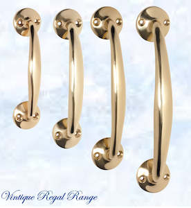 Vintage Furniture Handles Pull: Polished Brass Classico Pull handle (4 sizes)