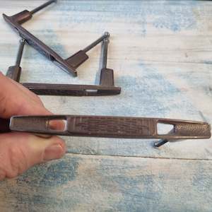 Antique bronze 118mm long nz made drawer handle (set of 3)