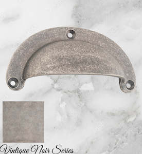 Vintage Cup Furniture Handles: Regal Antiqued Pewter Classico Teardrop Cup Drawer pull