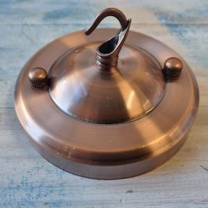Vintage Coat Hooks: Ceiling Rose Cover Plate Lamp ,chandelier, plant Hook-Copper