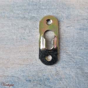 Raised Slothole Plate / Picture / Mirror hanger 37mm x 15mm