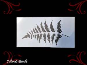 New Collection: Silver Fern furniture & Wall paint stencil 230mm x 120mm
