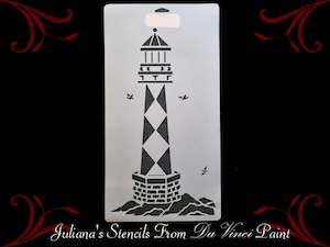 LARGE LIGHTHOUSE Childrens Wall & Furniture Paint Stencil 510mm x 255mm