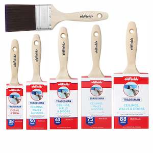 Paint Brushes: Tradesman Advanced Synthetic Filament Wall Paint Brushes- Oldfields contractors