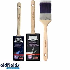Pro Series Rectangle Sash Cutter Paint Brushes from Oldfields (Various sizes)