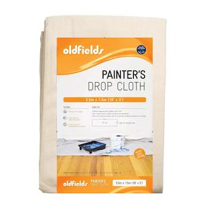 Heavy Duty Canvas Hallway Drop Sheet 18' x 5' (5.5mtr x 1.52mtr) from Oldfields