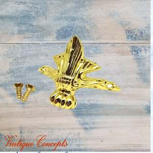 Antique Metal Feet for Jewelry Boxes -Gold finish - Small Decorative Feet (Set of 4)