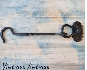 pre loved wrought iron cabin hook (restored) 215mm hook (Copy)