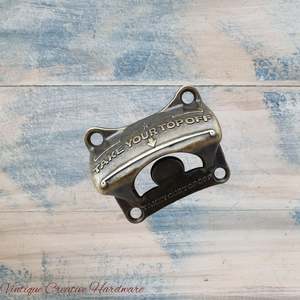 New Collection: TAKE YOUR TOP OFF- Bronze heavy duty Wall Mounted Vintage Bottle opener for beer bottles