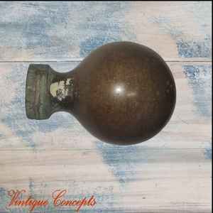 Solid Brass door knob recycled 44mm dia