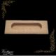Concealed Cavity Rectangle wooden door Handle 120mm x 40mm