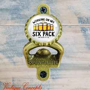 New Collection: Working on my six pack- antique gold HD Wall Mounted Vintage Bottle opener for beer bottles