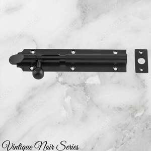 New Collection: Georgian long Throw HD sliding Barrel Bolt Matt Black -150x32mm