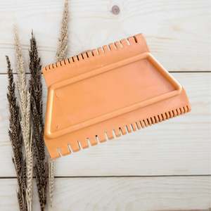 Faux Paint Finishing Comb for Graining Tool 2 sided Rubber