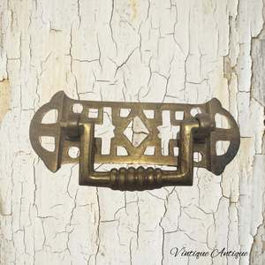 Solid Brass swing handle 63mm long -recycled hardware