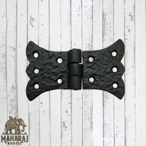 Antique Cast Iron Strap Butterfly Hinge -90mm x 53mm (MAJ-801)