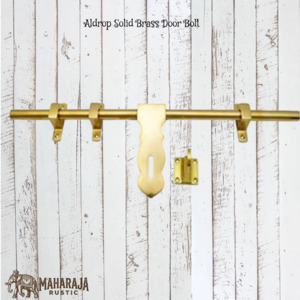 Vintage Metal Hardware: Brass Aldrop Door latch bolt Heavy duty 150mm-457mm lengths