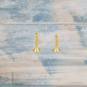 M2.3 Solid Brass Flat head Phillips Wood Screws 6mm & 8mm