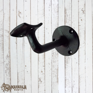 New Collection: Wrought Iron Rail (stair) Bracket Curved seat (MAJ-863)