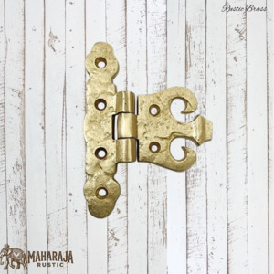 Rustic Heavy Duty Brass Cropped hinge 82mmx110mm (MAJ-853)
