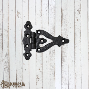 Bekah's Black Antique cast Iron T Hinge 88mm x 74mm (MAJ-848)