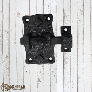 Cast Iron Gate Latch And Closures: Cast Iron Cabinet latch/ Bolt 75mm long-wide body (MAJ841)