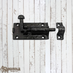 Cast Iron Rustic door or gate Bolt 75mm Long-Rustic beauty (MAJ839)