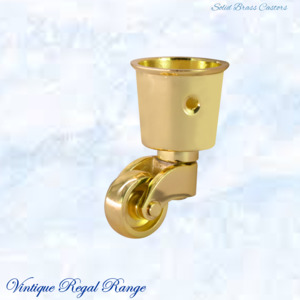 New Collection: Round Cup Brass castor wheel -25mm wheel- 37mm cup