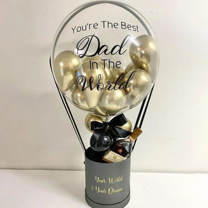 Products: Happy Father's Day Hot Air Balloon Basket Gift just joy events