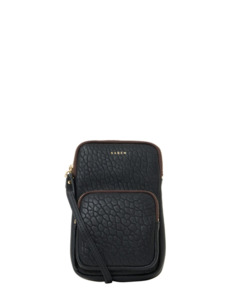 Nikko Pocket Phone Sling (Black Bubble) - Bags & Wallets : Just Looking - Saben Core
