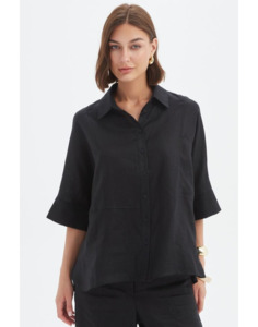 Seam Detail Boxy Shirt - Shirts : Just Looking - Tirelli S25