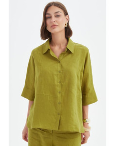 Seam Detail Boxy Shirt - Shirts : Just Looking - Tirelli S25