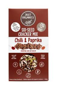 Frontpage: Organic Six Seed Cracker Mix - Chilli & Paprika