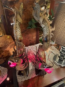 Products: Dragon lamps – pair – Just Plane Interesting