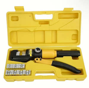 All: Hydraulic Crimping Tool Set – 8T Force, 16 Dies (4–70mm²) | NZ Stock