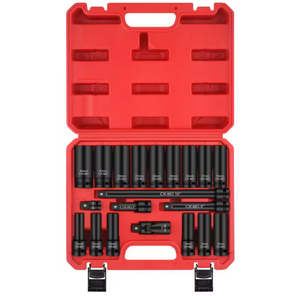 1/2” SAE Deep Socket Set – 14pc + Extension Bars & Universal Joint | NZ Stoc&hellip;