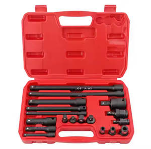 All: 18pc Impact Extension, Adapter & Universal Joint Set – 1/4”, 3/8”, 1/2” Drive | CR-V Steel | NZ Stock & Overnight Delivery