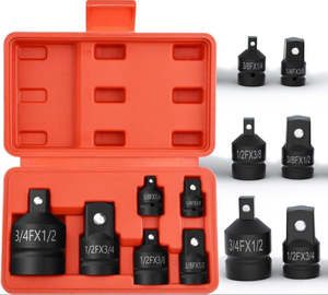 Impact Adapter & Reducer Set CR-V – For Sockets & Drive Tools | NZ Stock | Ove&hellip;