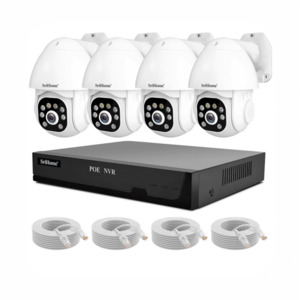 3MP PoE Security Camera System – 4 Channel NVR, 4 Cameras, Night Vision & Audi&hellip;