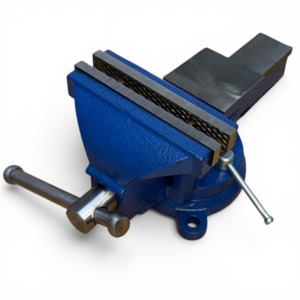 Heavy Duty Bench Vice 125mm – 360° Swivel Lockable Base with Hardened Steel J&hellip;